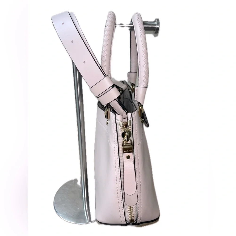 Michael Kors Blakely Leather Satchel Bag, Soft Pink